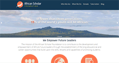 Desktop Screenshot of africanscholar.org