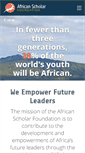 Mobile Screenshot of africanscholar.org